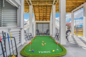 Luxury Beach House Glow in dark golf Game Room